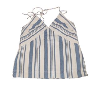 Universal Thread Blue and White Striped Camisole